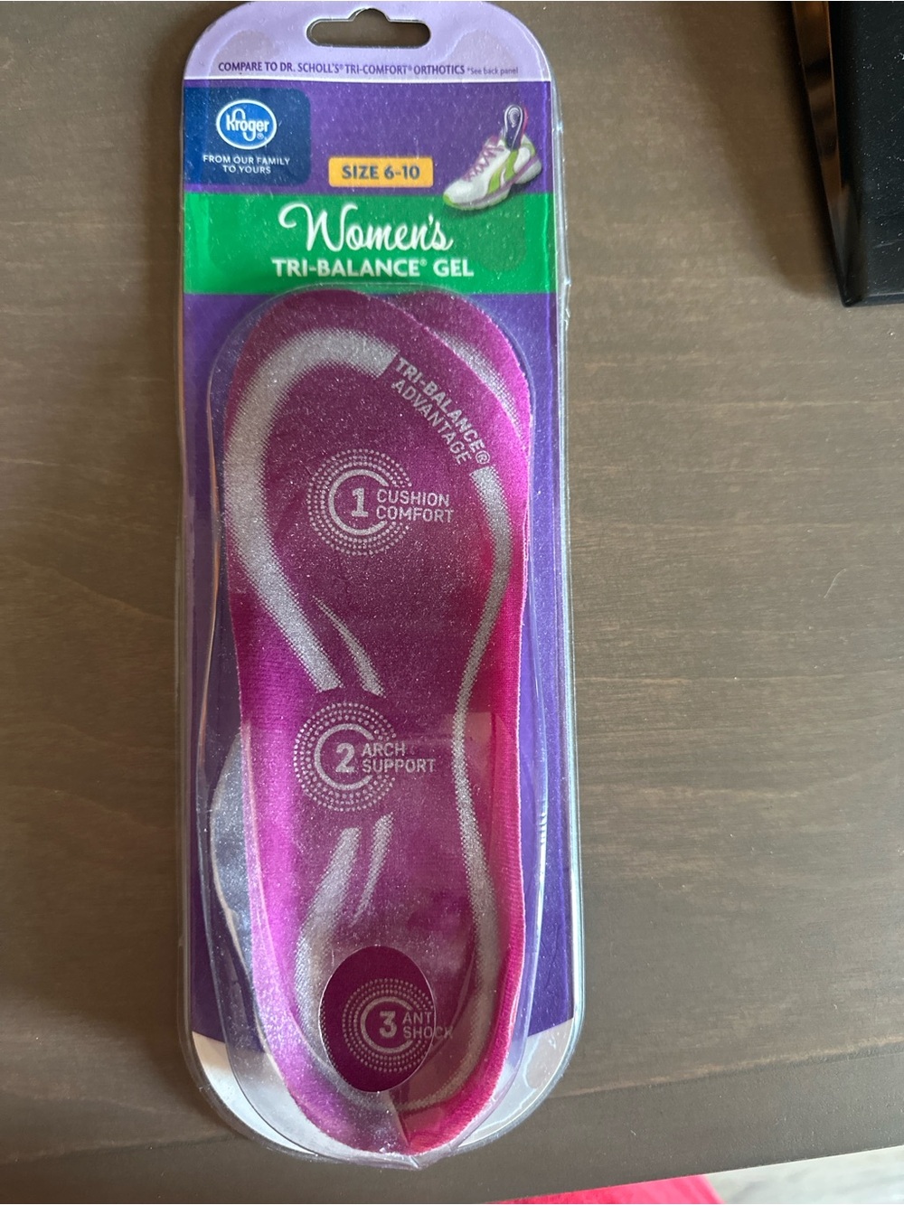 Women's Tri-Balance Gel Insoles - Pink